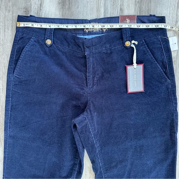 U.S. Polo Assn. Blue Corduroy Trousers - Picture 3 of 7